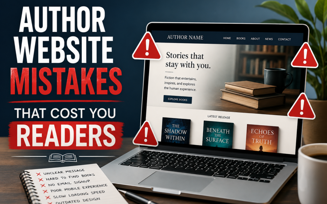Author Website Mistakes That Cost You Readers
